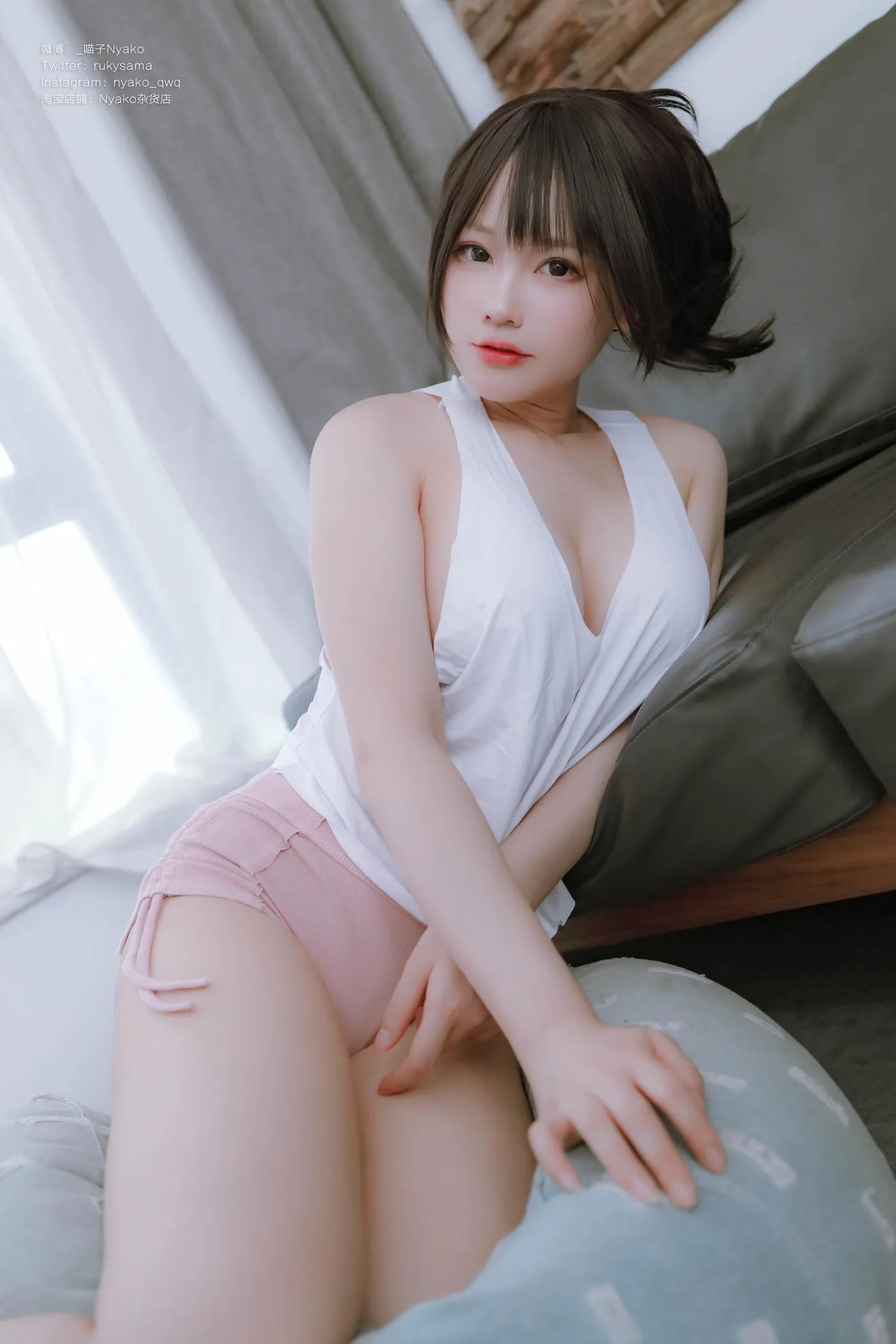 Nyako喵子 – NO.52 隣姉 背心 [78P]插图5